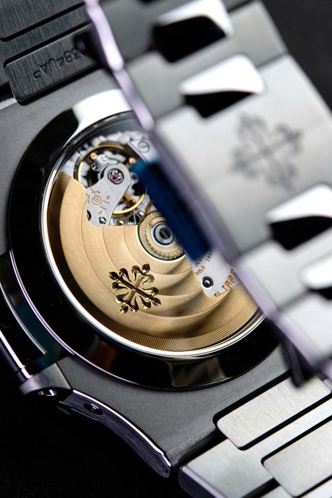 Mechanical Masterpieces, a open back of watch showing gears