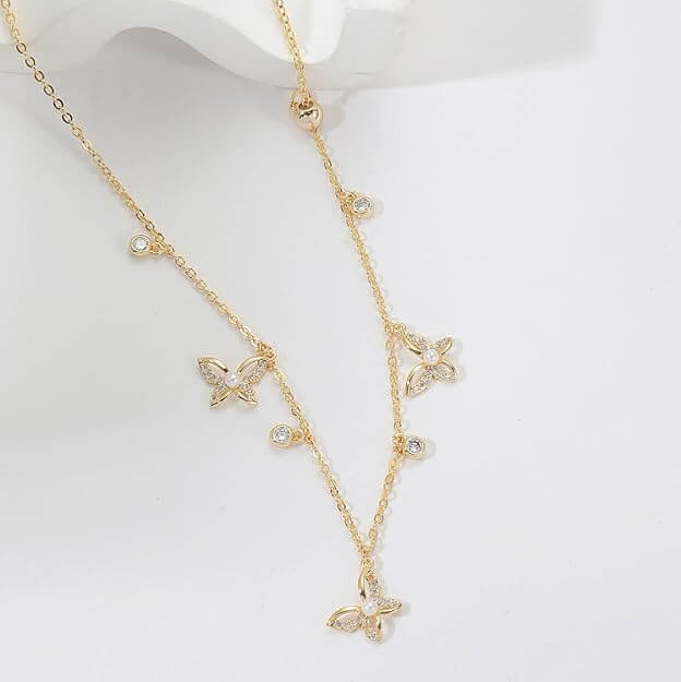 Liuyuqian Butterfly Choker Necklace – A Stylish Jewelry Piece with Sparkle